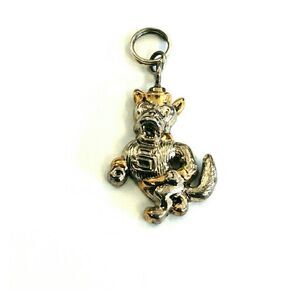N.C. State Wolfpack Silver/Gold Tone Pendant